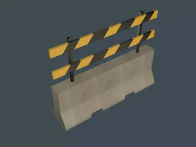 Road Blocker 3D model purchase