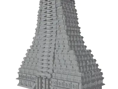 HIndu Temple  3D model