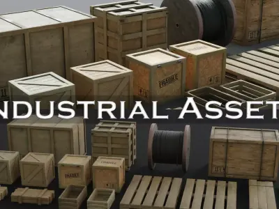 Industrial Assets 3D model