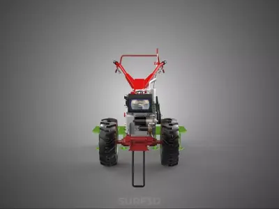 SCARIFIER TOOTH PLOUGH RAKER TRACTOR ROTOTILLER PLANTER GARDEN 3D model