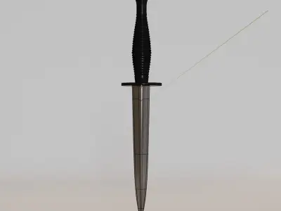 Dagger Low-poly 3D model