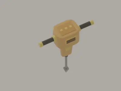 Jackhammer 3D model
