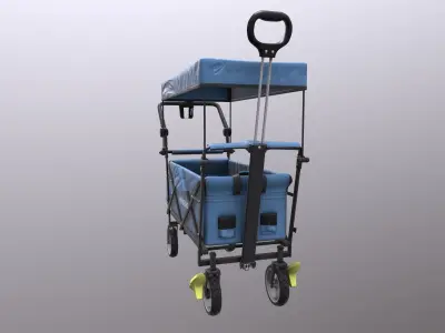 Stroller 3D model purchase