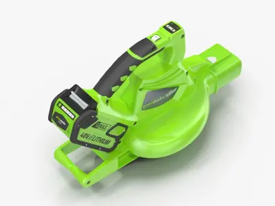 Leaf Blower Blow Tool DigiPro G-MAX 40V GreenWorks Low-poly 3D model