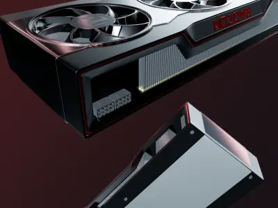 Big Navy Radeon RX6000 3D model