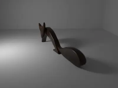 FOX WOODEN 3D model