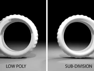 Tyre 1 3D model