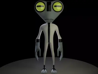Greymater BEN 10 ALIEN  Low-poly 3D model
