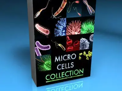 Micro cells models collection 3D model purchase