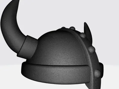 Viking helmet mesh 3D model