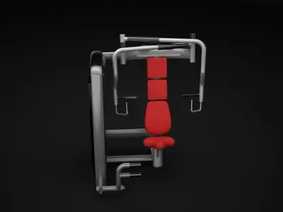 Chest Press Machine 3D model