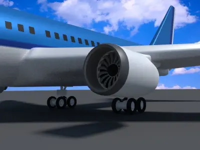boeing 787 model  3D model