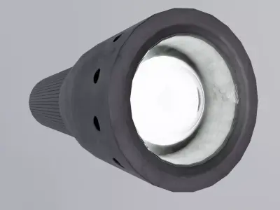 Flashlight - Torch Low-poly 3D model