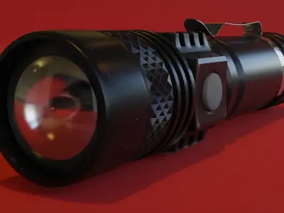 Flashlight 3D model get