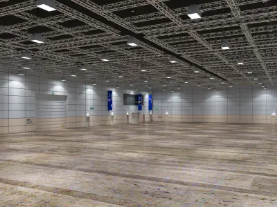Exhibition Hall interior 8 3D model