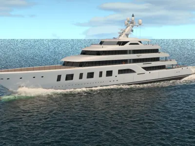  Aquarius Superyacht Dynamic Simulation 