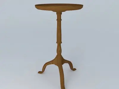 Pedestal Table Free 3D model
