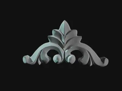 Carved corner Free 3D model
