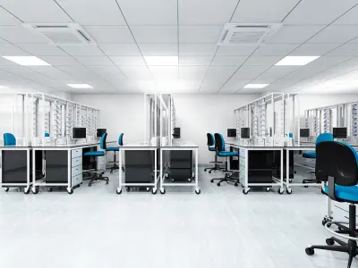 Medical Laboratory 3D model