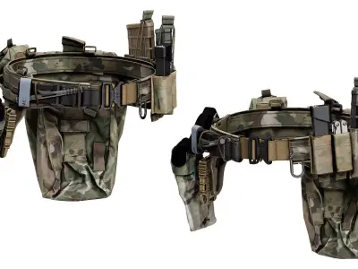 TYR GUNFIGHTER MAB BELT Low-poly 3D model