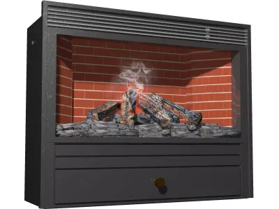 sofaa electric fireplace 3D model