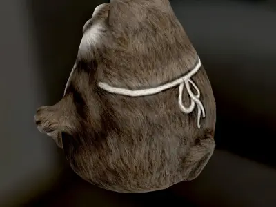 Mike cat Low-poly 3D model