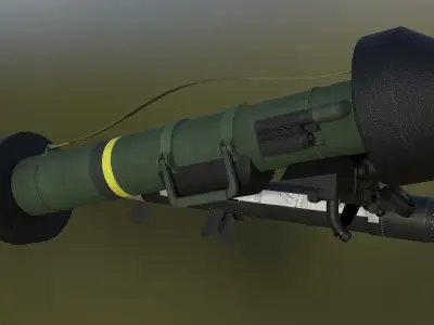 FGM-148 Javelin Low-poly 3D model