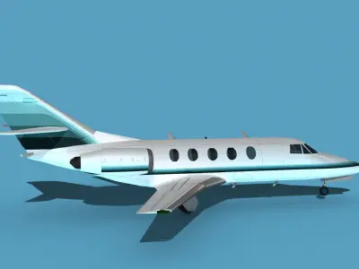Dassault Falcon 20 V11 3D model