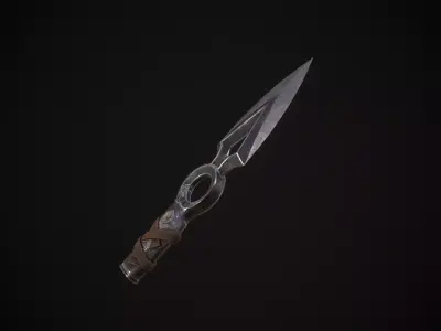 Jett Knife Valorant Low-poly 3D model