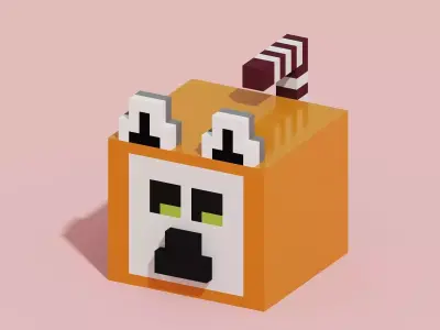 Animal VAMON1 Low-poly 3D model