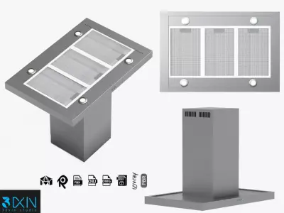ILVE Island Range Hood ILIH900X 3D model