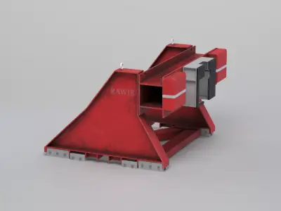 End Buffer High-Quality 3D Model Low-poly 3D model