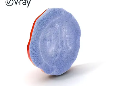 Antique Scroll with Wax Seal D Model Pack Low-poly 3D model