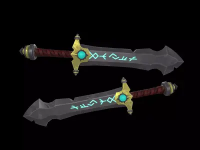 sword styles  Low-poly 3D model