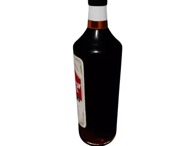 Molotov Cocktail Bottle 3D Model Low-poly 3D model