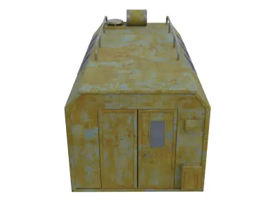  Military Training Wagon 3D model