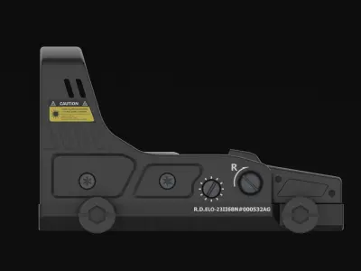 Red Dot Sight Standard Range Optic Type ELO-23 3D model