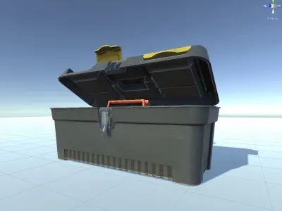 Tool box  Low-poly 3D model