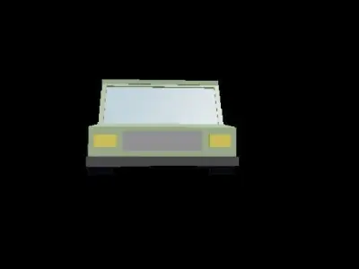 Low-Poly 3D Modeled Car 3D model