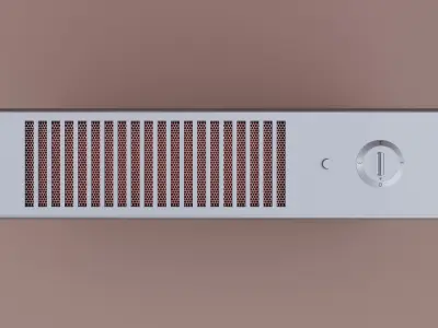 Electric Convector Free low-poly 3D model