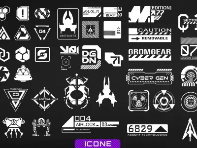 150 SCI-FI DECAL VOL01 Texture