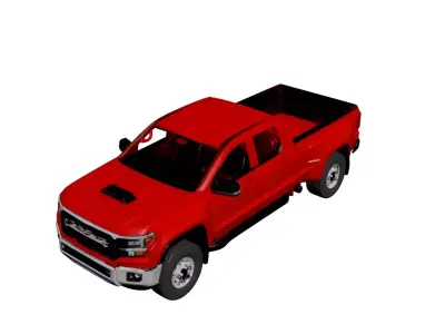 Generic Pickup Everyday Utility Pickup Vehicle 05 3D model