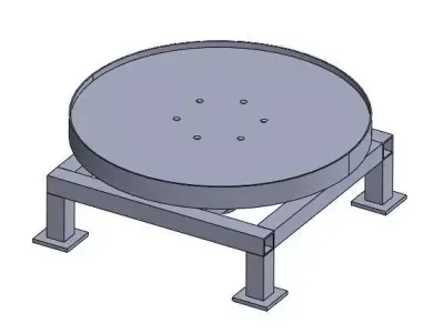 Turn Table 1 Tonne  3D model
