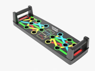 Push Up Board Low-poly 3D model
