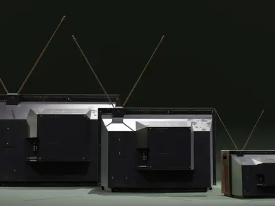 Old TV 3D model