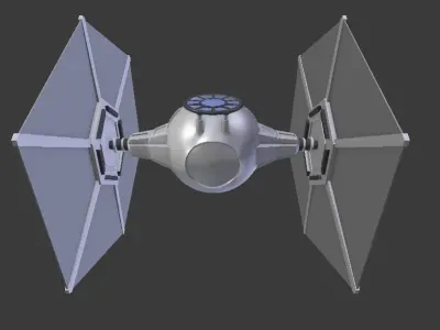 Star Wars TIE Ship 3D model