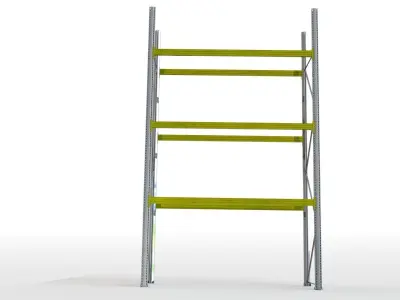 Warehouse Rack 3D model buy