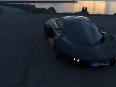 scc group500 supercar challange Free 3D model