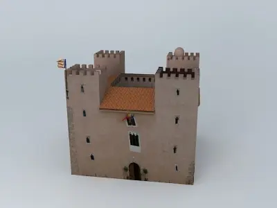 Old castle Free 3D model purchase