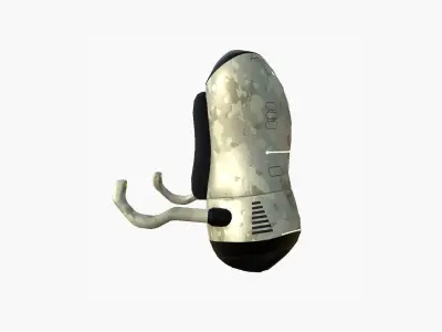 Jetpack J10 Desert Camouflage - SciFi Character Design Low-poly 3D model